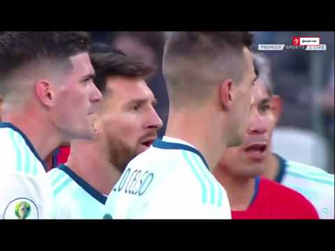 Carton rouge Messi contre le Chili |  06/07/19 |  Coupe 2019